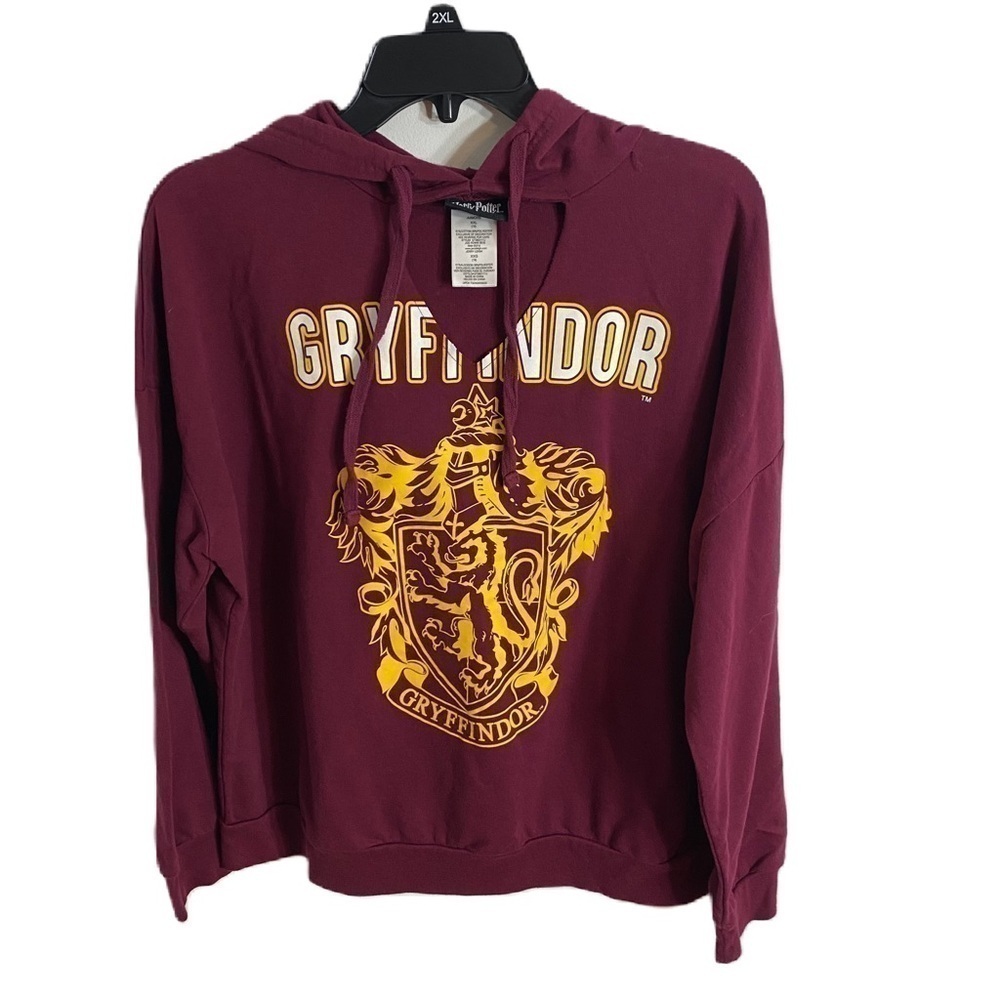 Harry Potter Gryffindor Peek a Book Neck Sweatshirt XXL Red Gold Women’s